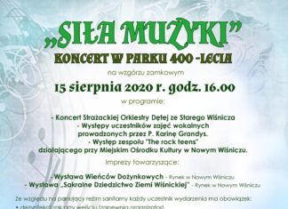Wiśnicz. W sobotę koncert „Siła muzyki” i wystawa wieńców dożynkowych