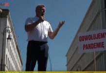 W Warszawie odbył się protest przeciwko m.in. noszeniu maseczek – WIDEO