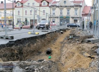 UWAGA! Od wtorku zamknięta droga przy zachodniej pierzei Rynku