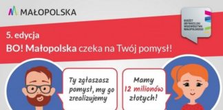 Można już zgłaszać zadania do 5. edycji Budżetu Obywatelskiego Województwa Małopolskiego