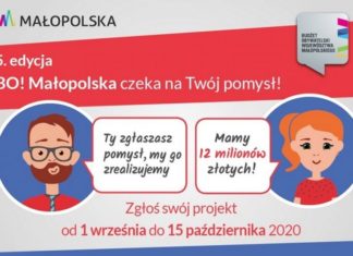 Można już zgłaszać zadania do 5. edycji Budżetu Obywatelskiego Województwa Małopolskiego