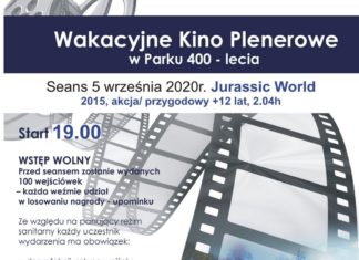 W sobotę kino plenerowe w Nowym Wiśniczu: „Jurassic World”