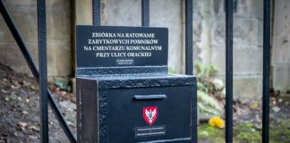 Na cmentarzu przy ul. Orackiej w Bochni zamontowano skarbonki