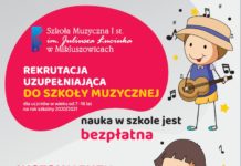 Rekrutacja uzupełniająca do szkoły muzycznej w Mikluszowicach