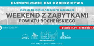 Weekend z zabytkami Powiatu Bocheńskiego. Co w programie?