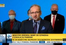 Minister zdrowia: Eskalacja pandemii, w najbliższym czasie nawet ponad 2 tys. przypadków dziennie