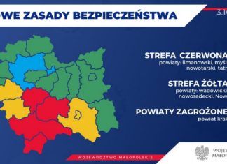 Koronawirus. Czerwona strefa za południową granicą powiatu bocheńskiego