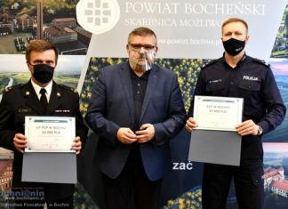 Powiat Bocheński: 100 tys. zł dla Policji i Straży Pożarnej
