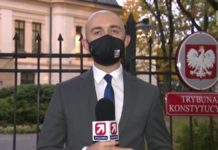 Strajk Kobiet. Migawka z protestu w Bochni w Polsat News