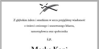 Kondolencje od władz Powiatu Bocheńskiego i Pracowników Starostwa