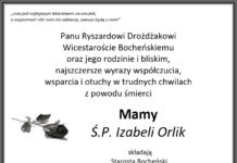 Kondolencje dla Wicestarosty od władz powiatu i pracowników