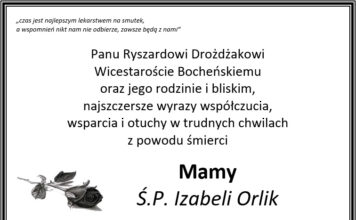 Kondolencje dla Wicestarosty od władz powiatu i pracowników