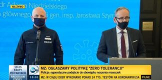 Ministerstwo Zdrowia: „Zero tolerancji”. Będą surowe kary za brak maseczek