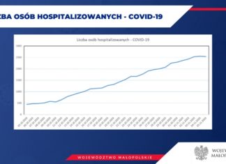 Małopolska. Liczba osób hospitalizowanych z powodu COVID-19 przekroczyła 2,5 tysiąca