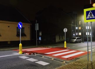 Brzesko uruchamia aktywne przejścia dla pieszych