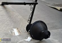 Bochnia. Złamała się nowa latarnia na ul. Wolnica – ZDJĘCIA