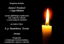 Kondolencje dla Rodziny Ś.P. Stanisława Trusia