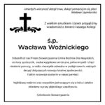 Kondolencje od członków Stowarzyszenia Gmina Bochnia Dla Wszystkich