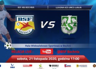 Futsal. Bochnia – Lublin NA ŻYWO. Transmisja od godz. 17:00