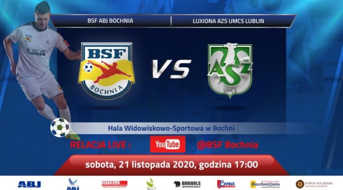 Futsal. Bochnia – Lublin NA ŻYWO. Transmisja od godz. 17:00