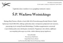 Kondolencje od władz Powiatu, Radnych i Pracowników Starostwa