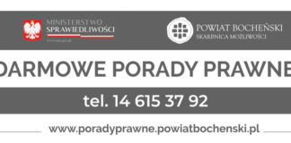 Darmowe Porady Prawe – LISTA jednostek dla mieszkańców powiatu bocheńskiego