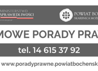 Darmowe Porady Prawe – LISTA jednostek dla mieszkańców powiatu bocheńskiego