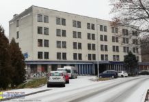 Strzelnica klubu „Promień” w dawnym hotelu Florian. Budynek nadal na sprzedaż