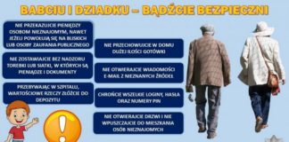 Policja radzi o czym rozmawiać z babcią i dziadkiem