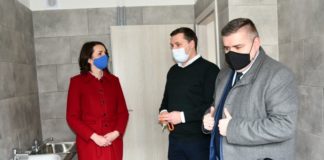 Wizyta w izolatorium przy Domu Pomocy Społecznej w Bochni