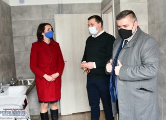 Wizyta w izolatorium przy Domu Pomocy Społecznej w Bochni