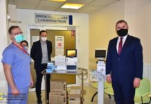 Nowy sprzęt dla pacjentów z COVID-19 w bocheńskim szpitalu