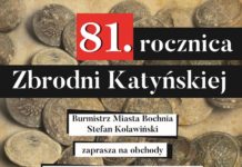 Bocheńskie obchody 81. rocznicy zbrodni katyńskiej – program