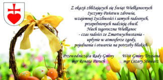 Życzenia od władz Gminy Trzciana