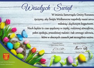 Życzenia od władz Gminy Rzezawa