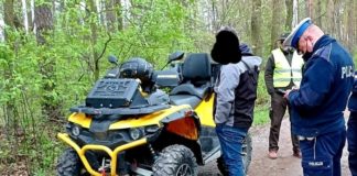 Działania przeciwko quadom oraz motocrossom w lasach powiatu brzeskiego