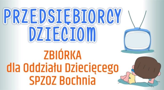 Charytatywna akcja. Cel: Zakup 10 telewizorów dla Oddziału Dziecięcego szpitala w Bochni