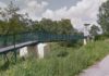 Damienice. Most wiszący nad Rabą wyłączony z użytkowania