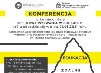Bochnia. „Nowe wyzwania w edukacji” – konferencja on-line