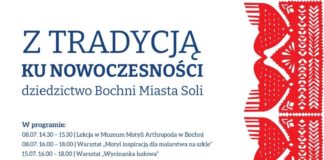 Bezpłatne warsztaty i spotkania w ramach projektu EtnoPolska 2021: „Z tradycją ku nowoczesności, dziedzictwo Bochni Miasta Soli”
