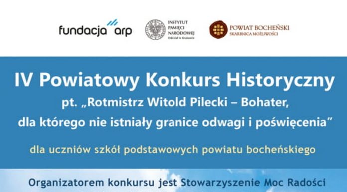 W poniedziałek konkurs historyczny o Witoldzie Pileckim