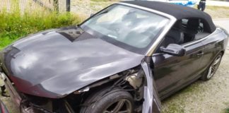36-latek rozbijał się w audi po Niepołomicach. Za zniszczenia zapłaci z własnej kieszeni?