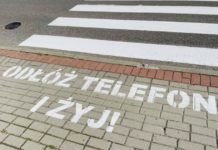 Brzesko. „Odłóż telefon i żyj”. Będą napisy przy przejściach dla pieszych