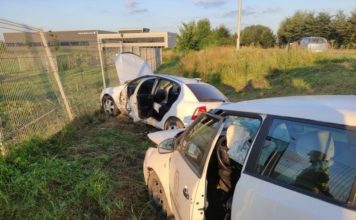 Wypadek w Niepołomickiej Strefie Inwestycyjnej. 2 osoby ranne