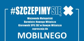 Piątek: Mobilny punkt szczepień przeciw COVID-19 w Nowym Wiśniczu