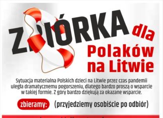 Kolejna zbiórka dla Polaków na Litwie. Wyjazd z pomocą 3 sierpnia