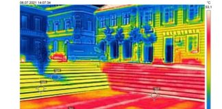 Bochnia i upały. Schody w Rynku rozgrzane do 50°C – zdjęcia z kamery termowizyjnej