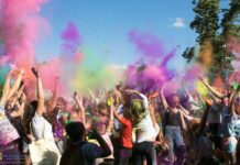 Bochnia. Festiwal Kolorów w Parku Uzbornia – ZDJĘCIA, WIDEO