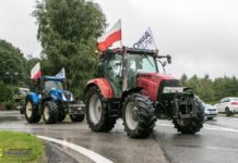 Bochnia-Brzesko. Rolnicy protestują na DK94 – ZDJĘCIA