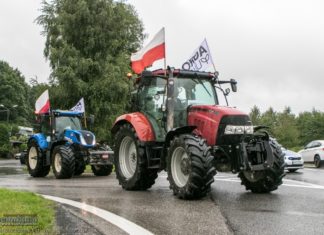 Bochnia-Brzesko. Rolnicy protestują na DK94 – ZDJĘCIA
